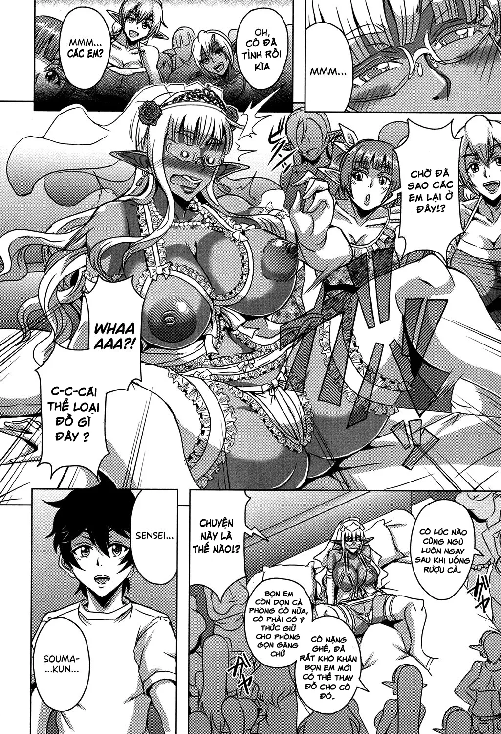 HentaiVN.net - Ảnh 24 - Trường Học Elf Và Kì Cắm Trại Đặc Biệt [ElHarem Academia Nangoku Kozukuri Gasshuku Hen] - Oneshot