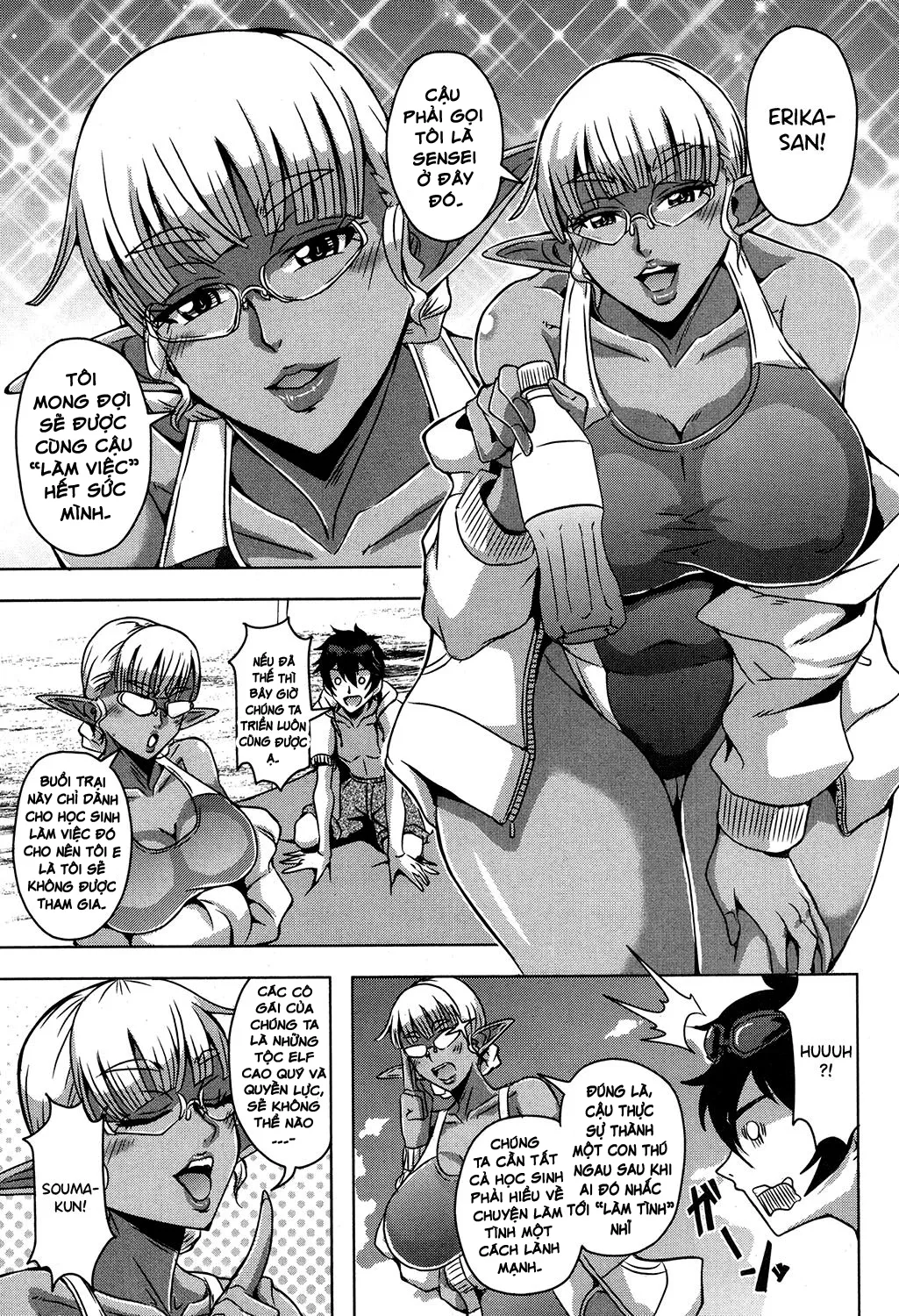 HentaiVN.net - Ảnh 7 - Trường Học Elf Và Kì Cắm Trại Đặc Biệt [ElHarem Academia Nangoku Kozukuri Gasshuku Hen] - Oneshot