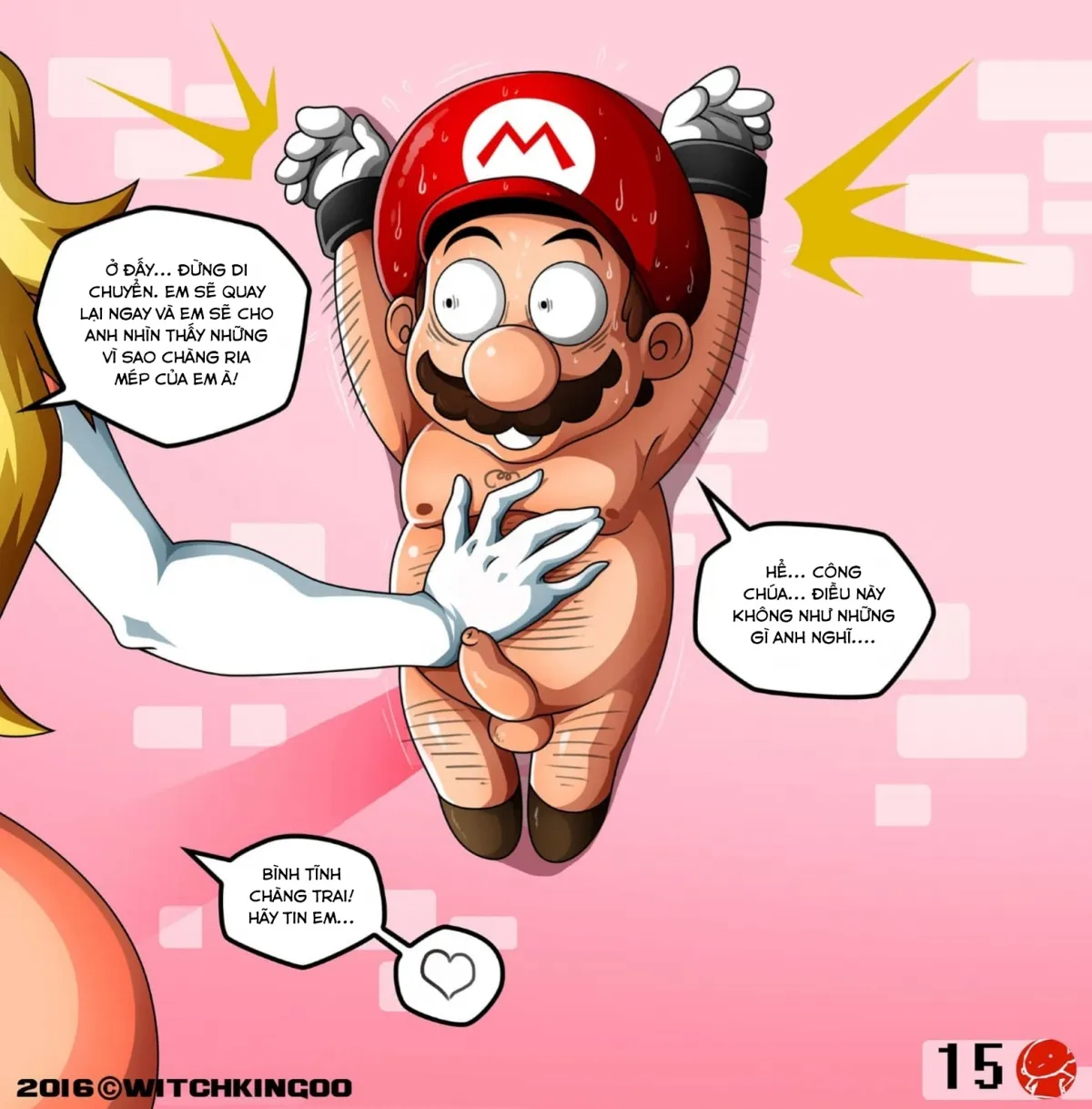 HentaiVN.net - Ảnh 17 - Princess Peach- Thank You Mario - Phần 2