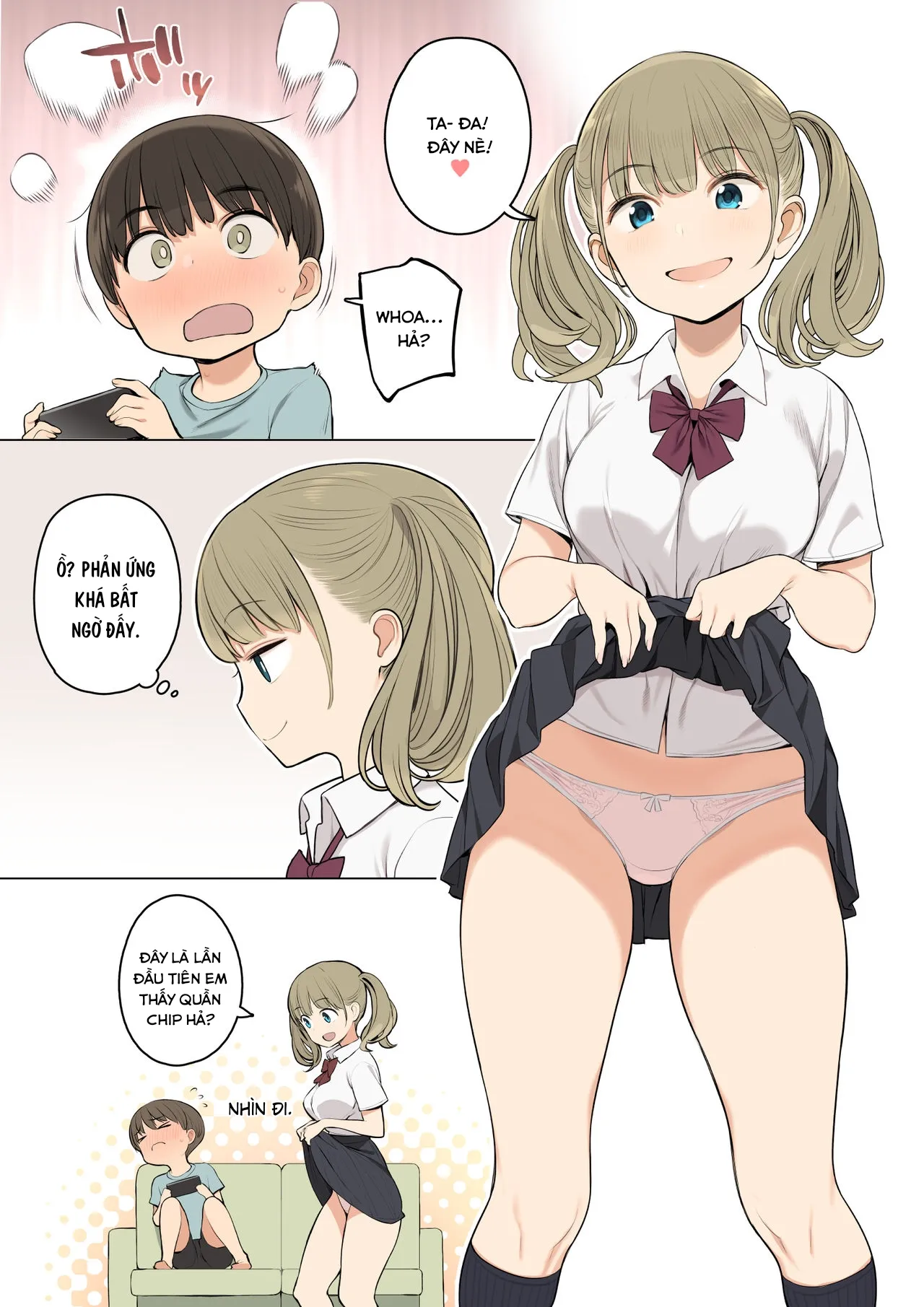 HentaiVN.net - Ảnh 3 - Mấy bà bạn của chị tôi thật hư hỏng!! [お姉ちゃんの友達がエッチな人ばかりだったから] - Oneshot