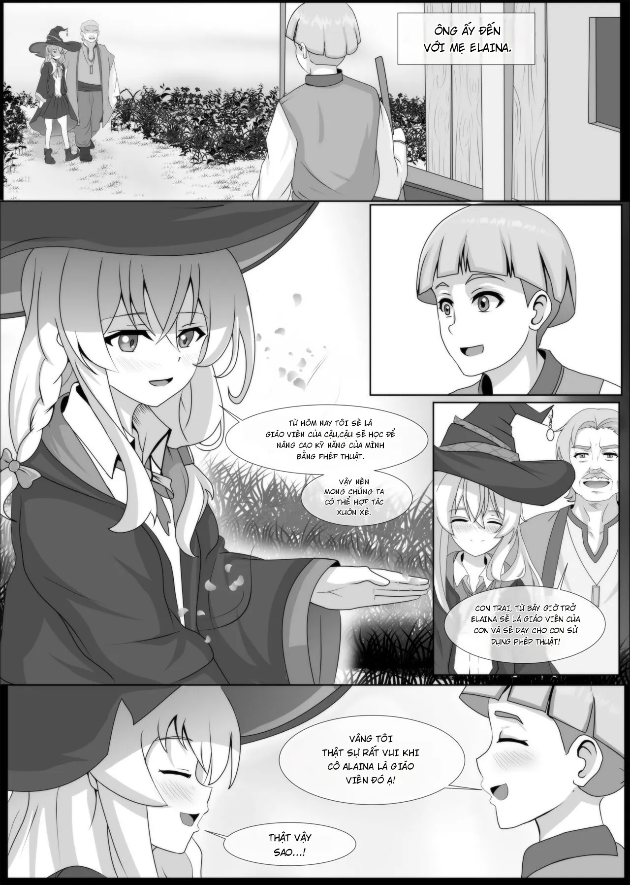 HentaiVN.net - Ảnh 4 - Trải nghiệm giáo dục giới tính của Elaina - Oneshot