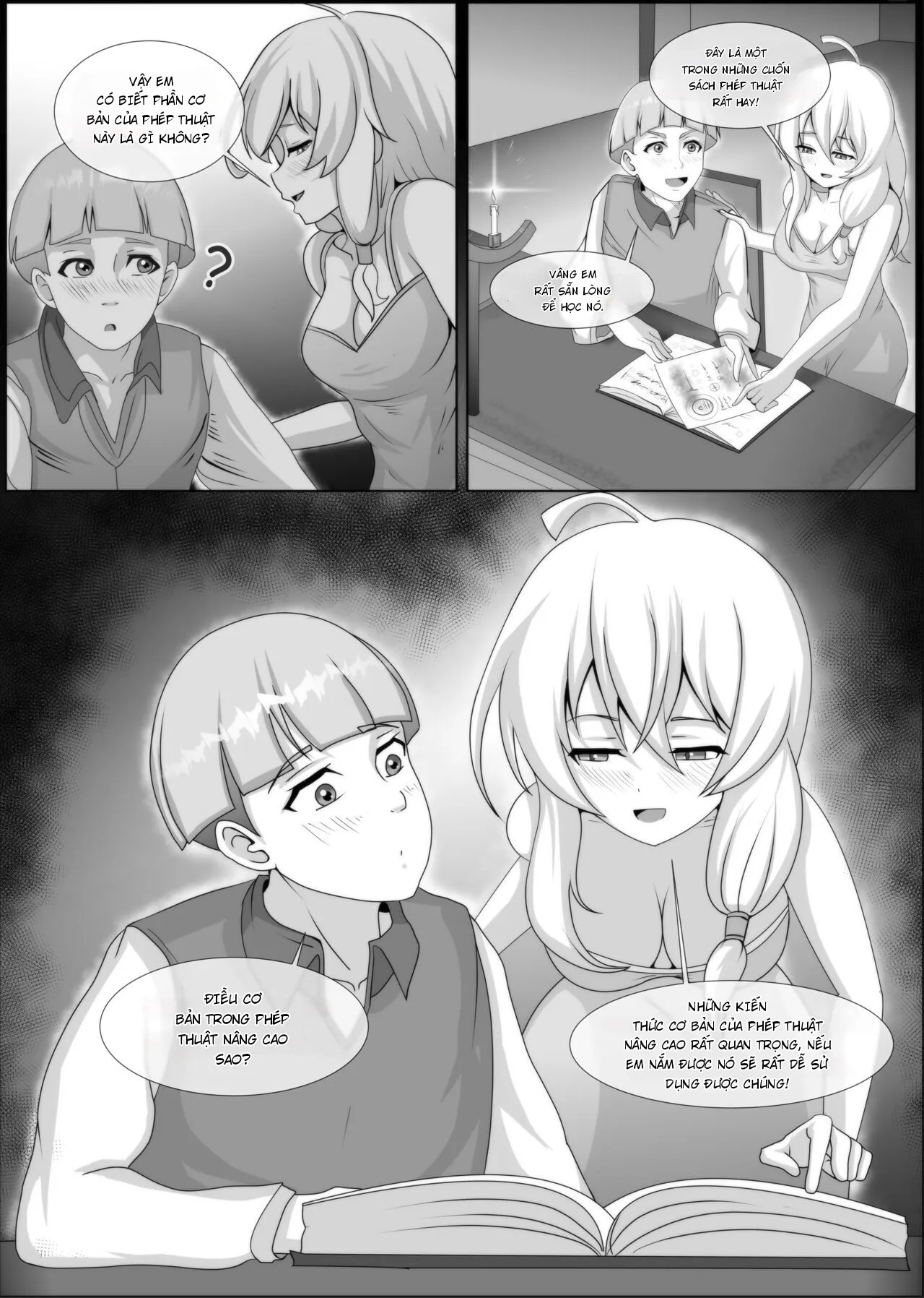HentaiVN.net - Ảnh 5 - Trải nghiệm giáo dục giới tính của Elaina - Oneshot