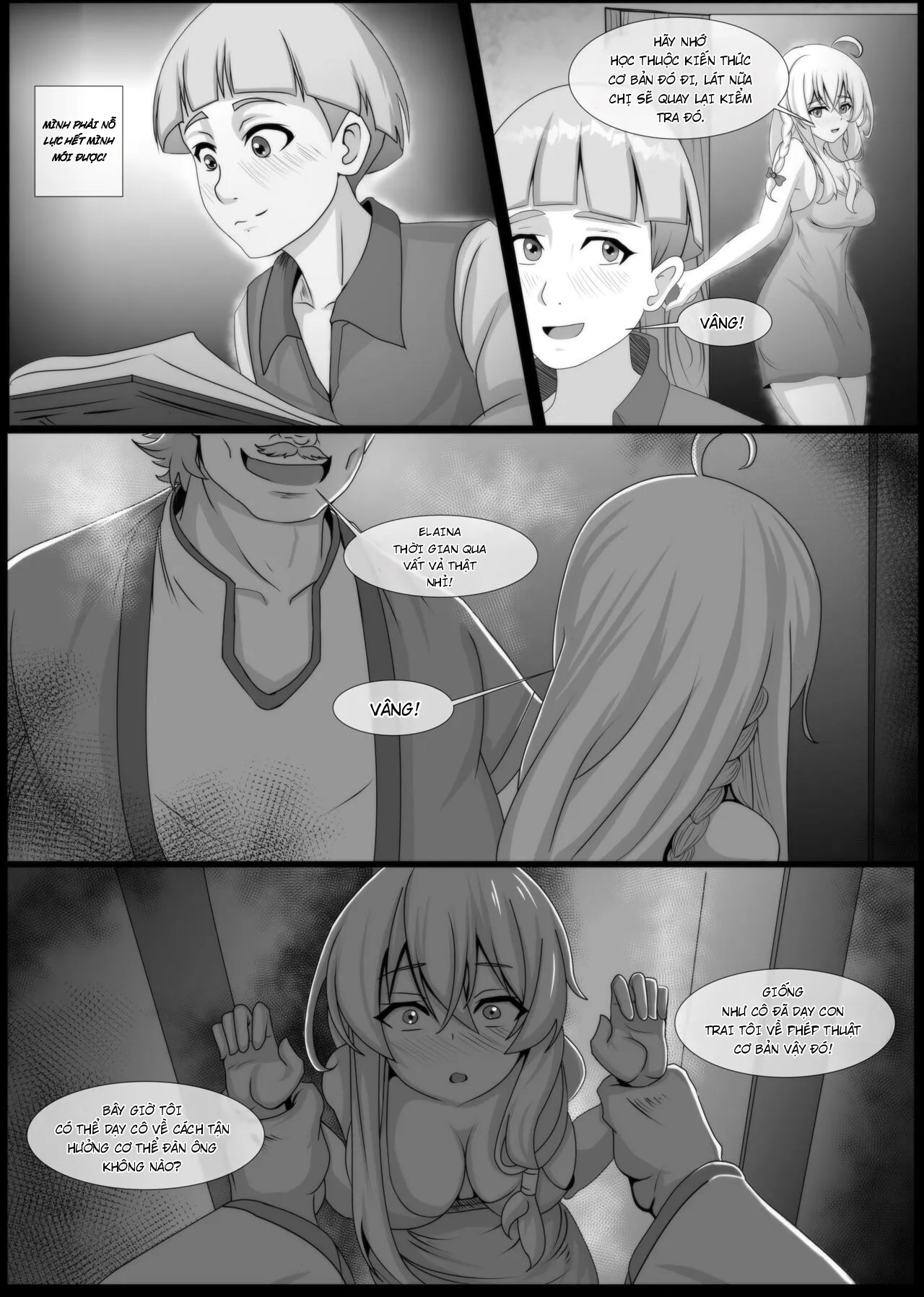 HentaiVN.net - Ảnh 6 - Trải nghiệm giáo dục giới tính của Elaina - Oneshot