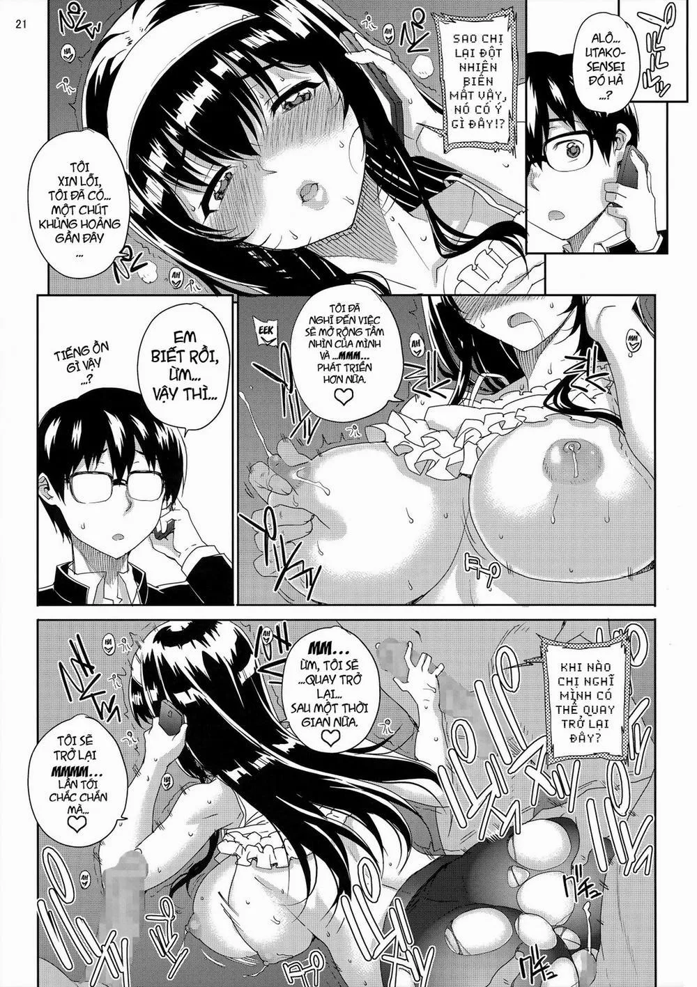 HentaiVN.net - Ảnh 22 - Kayumidome 14 Houme (Saenai Heroine No Sodatekata) - Oneshot