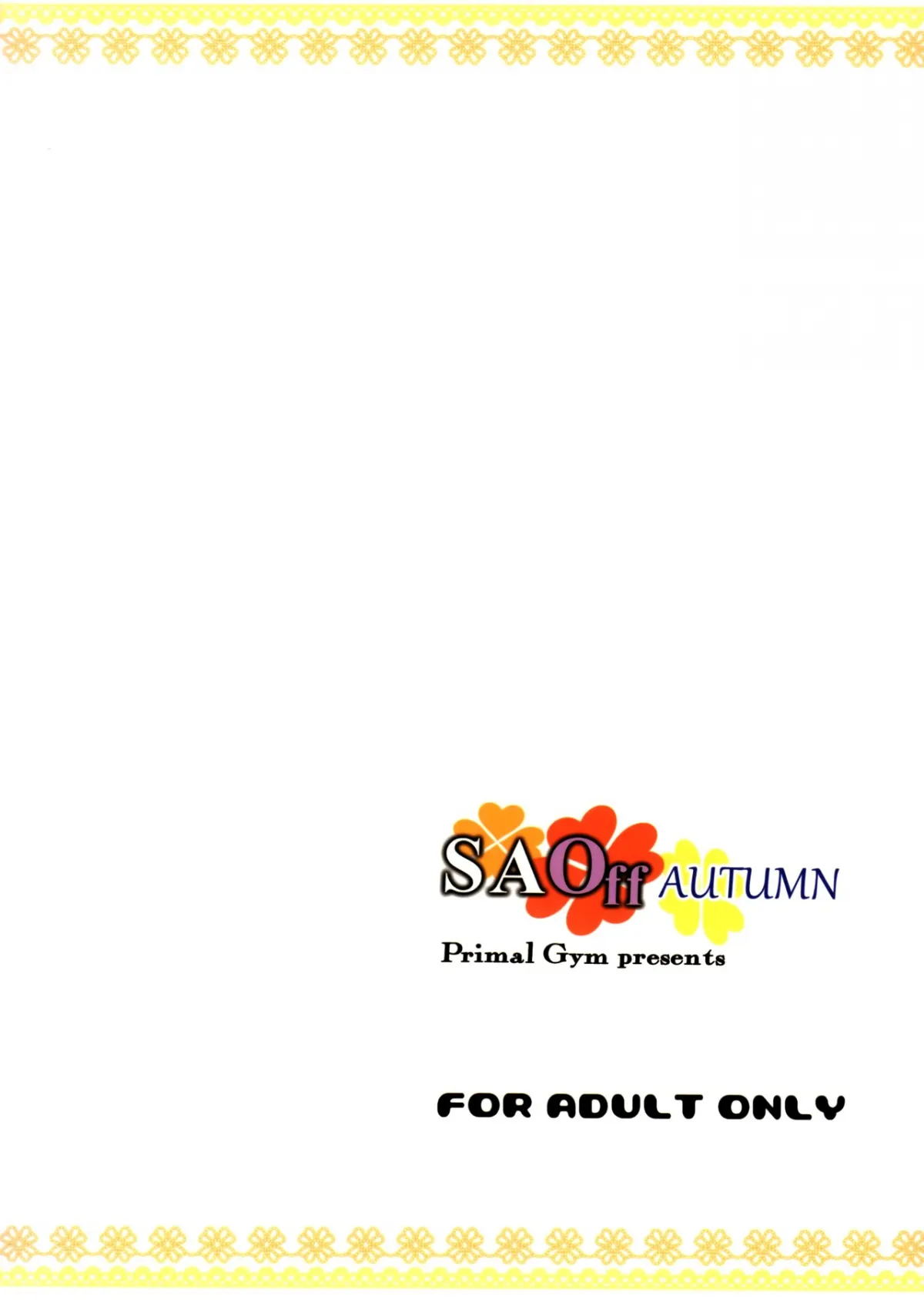 HentaiVN.net - Ảnh 22 - SAOff AUTUMN (Sword Art Online) - Oneshot