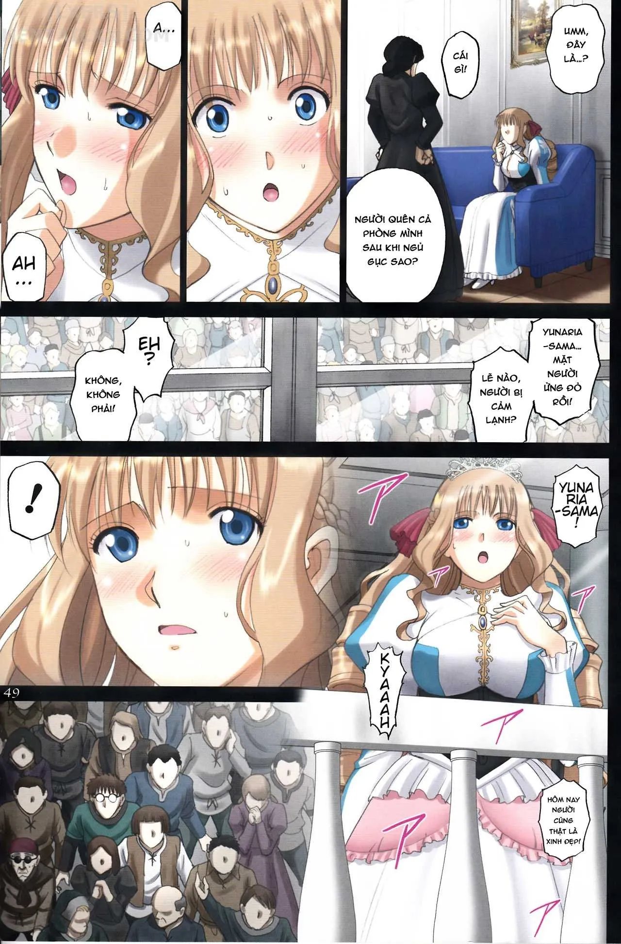 HentaiVN.net - Ảnh 52 - The Elegant Princess Wanted To Be Seen -Yunaria Fon Vitoria- [Roshutsu Otome Fantasy] - Chap 2 - [END]
