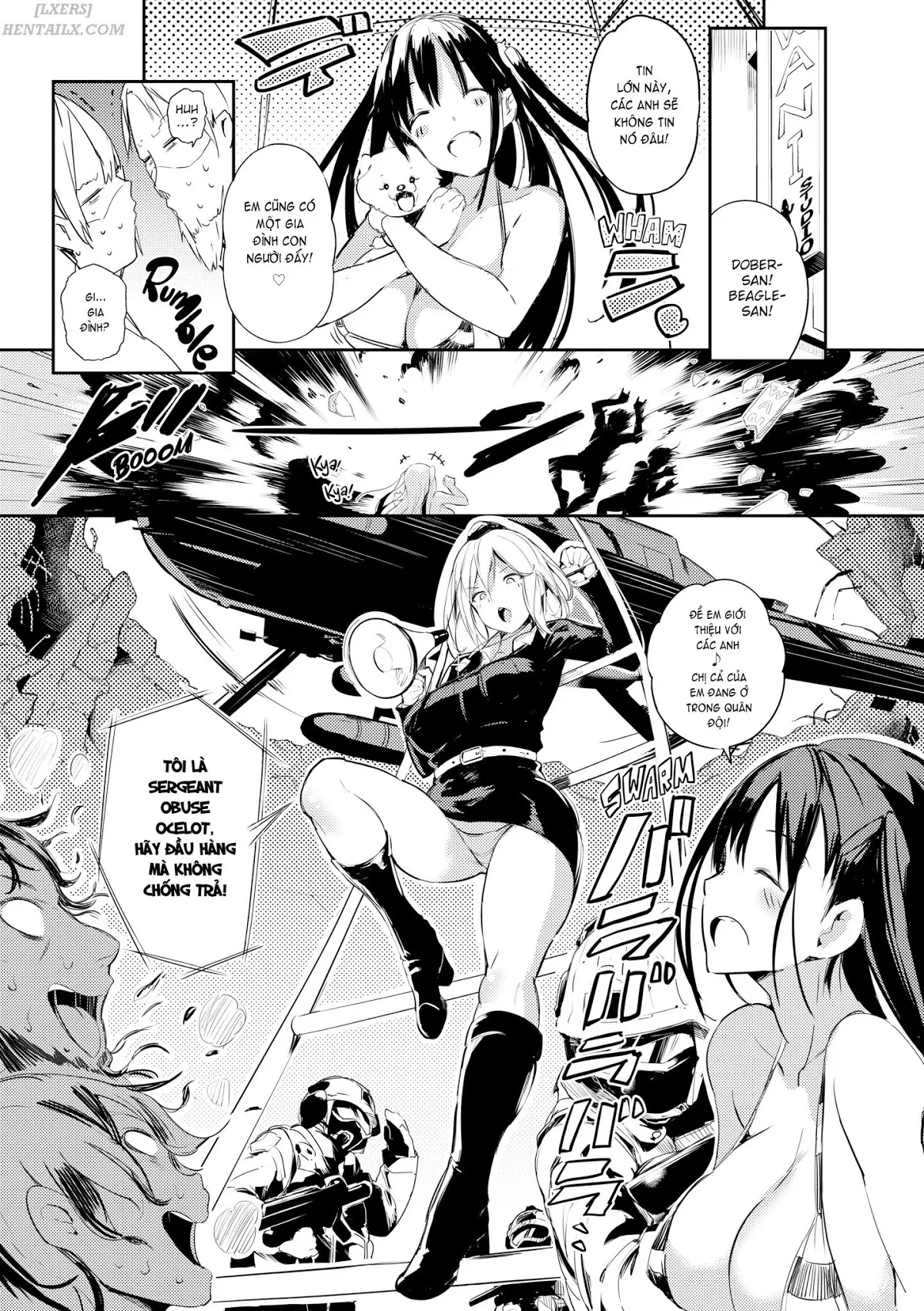 HentaiVN.net - Ảnh 3 - Flappy! Sugar Babies (Full) - Chap 03 - Wondarful Wars!!
