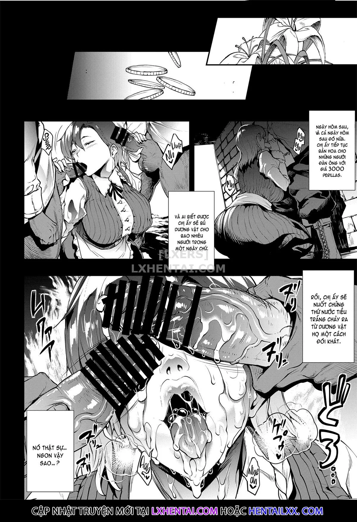 HentaiVN.net - Ảnh 13 - Flower Vendor [~Hanauri Onee-san ni Yasashiku Fudeoroshi~] - Oneshot