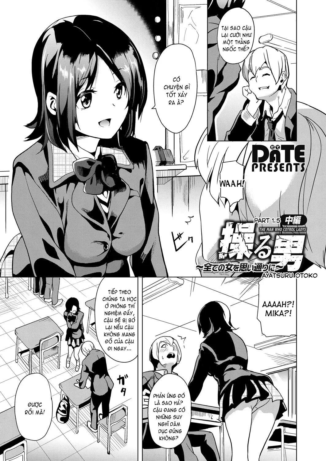 HentaiVN.net - Ảnh 4 - The Man Who Cotrol Ladys [Ayatsuru Otoko ~Subete No Onna O Omoidoori Ni~] - Chap 1.5