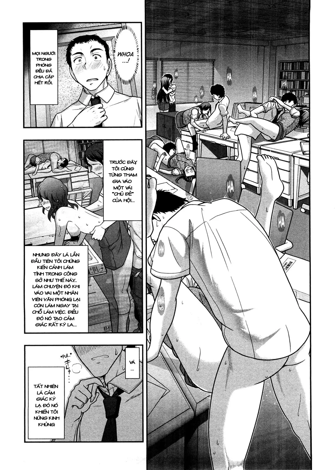 HentaiVN.net - Ảnh 11 - Những bữa tiệc tình dục [Mix Party] - Chap 2: Chủ đề công sở