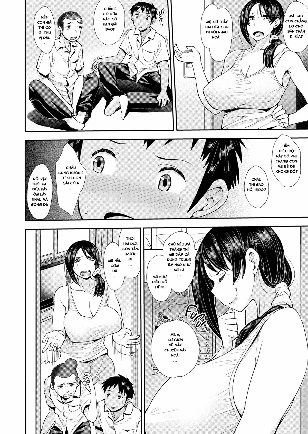 HentaiVN.net - Ảnh 3 - Yêu Mẹ Thằng Bạn Thân! [Madam Complex] - Oneshot