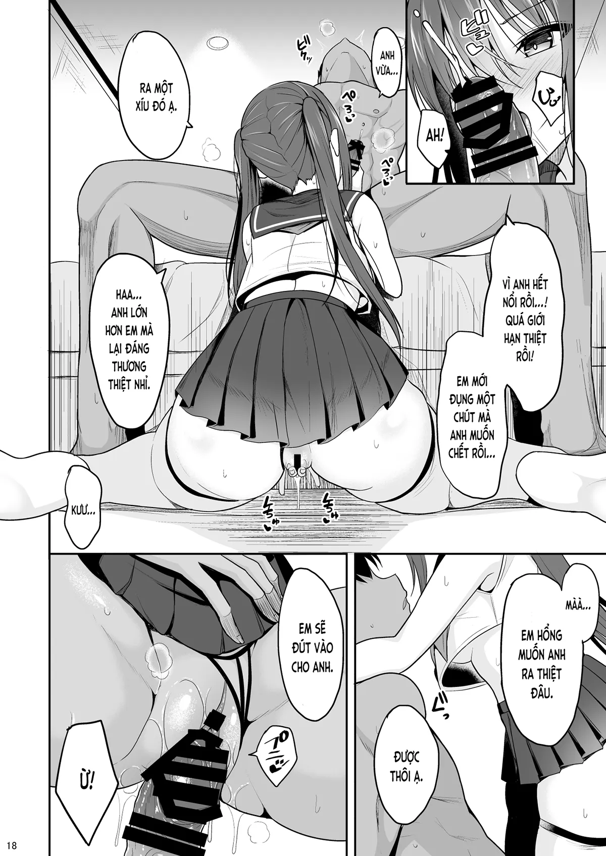 HentaiVN.net - Ảnh 18 - Tôi bị kích dục sau án cấm thủ dâm (nguyên tác) [Onakingo no Biyaku Ecchi; オナ禁後の媚薬エッチ] - Oneshot
