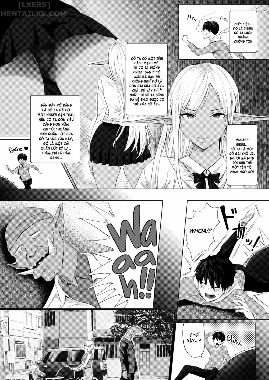 HentaiVN.net - Ảnh 6 - Orc Chinpo O Te Ni Ireta! Elf Oyako O Ore Senyou Nama Onaho Ni Shitatta ... - Oneshot
