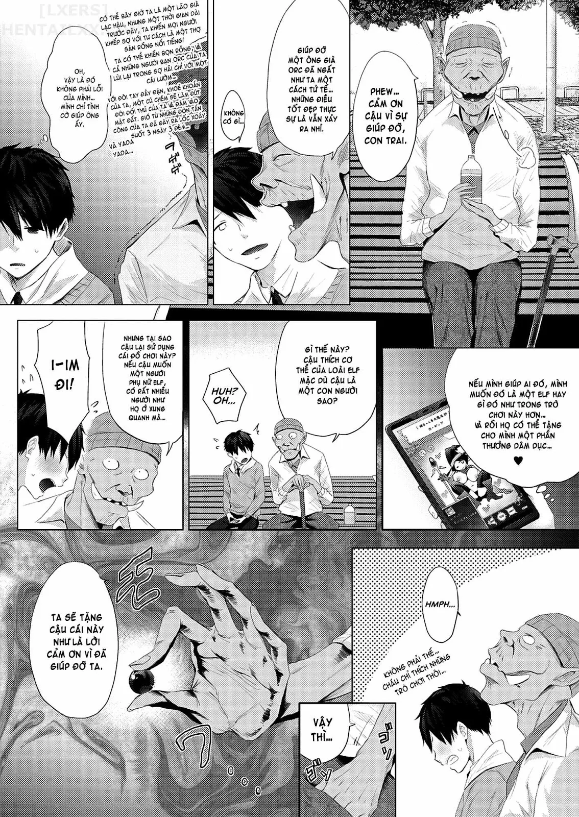 HentaiVN.net - Ảnh 7 - Orc Chinpo O Te Ni Ireta! Elf Oyako O Ore Senyou Nama Onaho Ni Shitatta ... - Oneshot