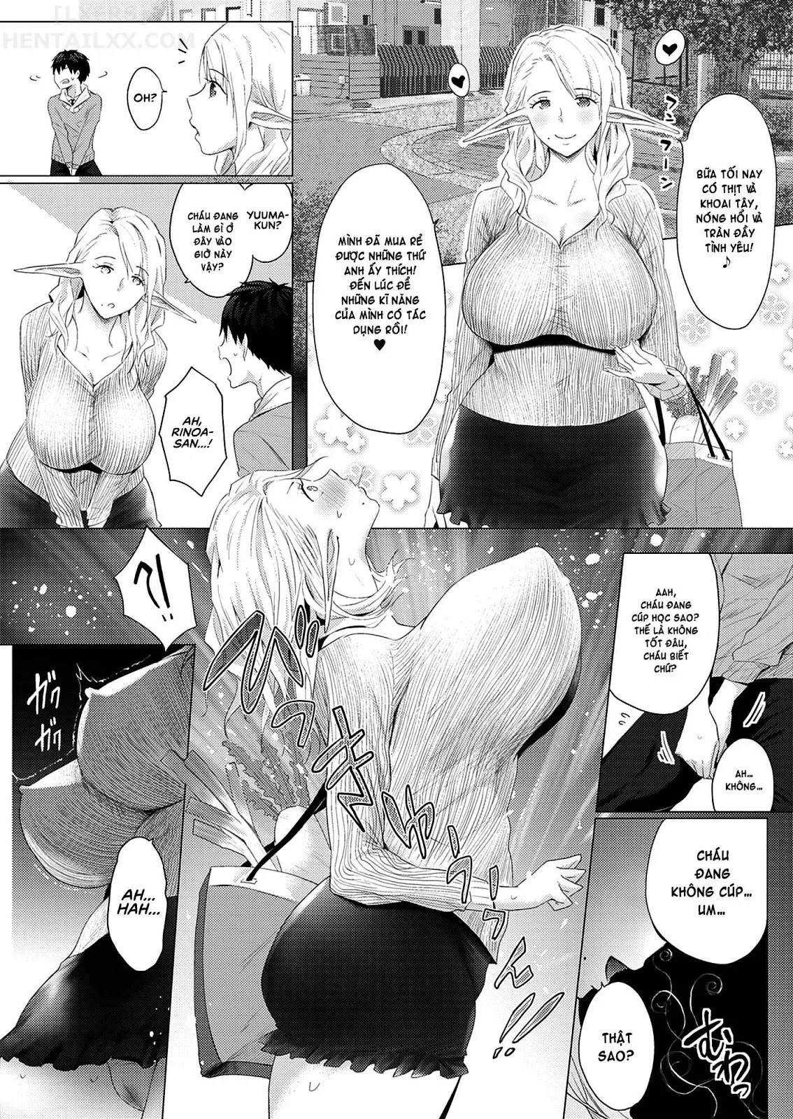 HentaiVN.net - Ảnh 9 - Orc Chinpo O Te Ni Ireta! Elf Oyako O Ore Senyou Nama Onaho Ni Shitatta ... - Oneshot