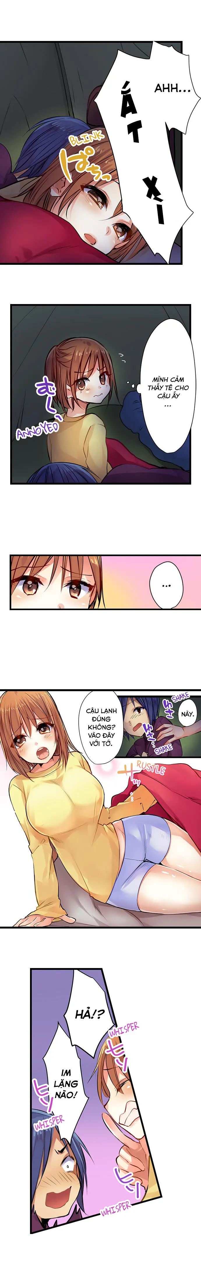 HentaiVN.net - Ảnh 6 - Sex In The Sleeping Bag. Can I join you? [Nebukuro Ecchi ~ Senpai! Haitte ii desu ka?] - Chap 1