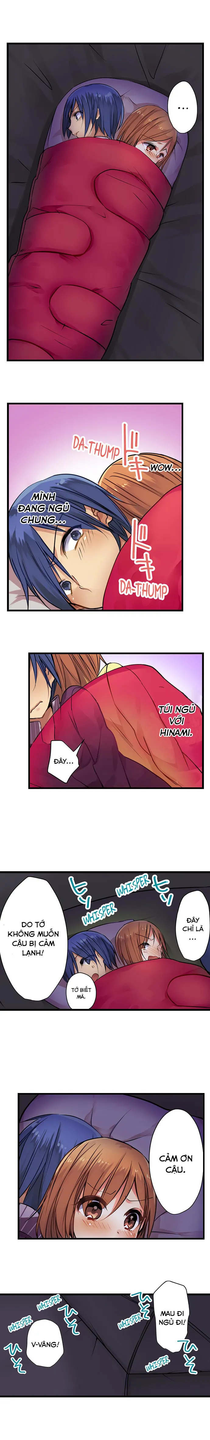 HentaiVN.net - Ảnh 7 - Sex In The Sleeping Bag. Can I join you? [Nebukuro Ecchi ~ Senpai! Haitte ii desu ka?] - Chap 1