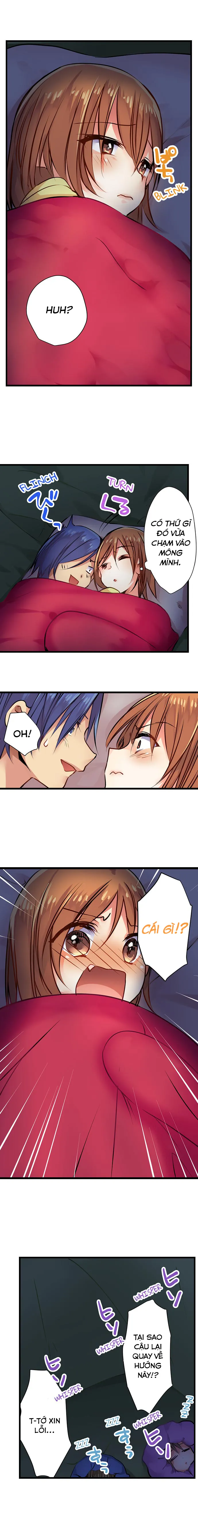 HentaiVN.net - Ảnh 9 - Sex In The Sleeping Bag. Can I join you? [Nebukuro Ecchi ~ Senpai! Haitte ii desu ka?] - Chap 1