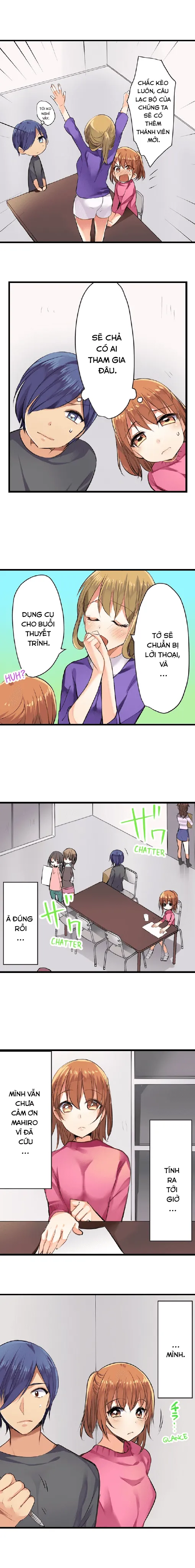 HentaiVN.net - Ảnh 4 - Sex In The Sleeping Bag. Can I join you? [Nebukuro Ecchi ~ Senpai! Haitte ii desu ka?] - Chap 10
