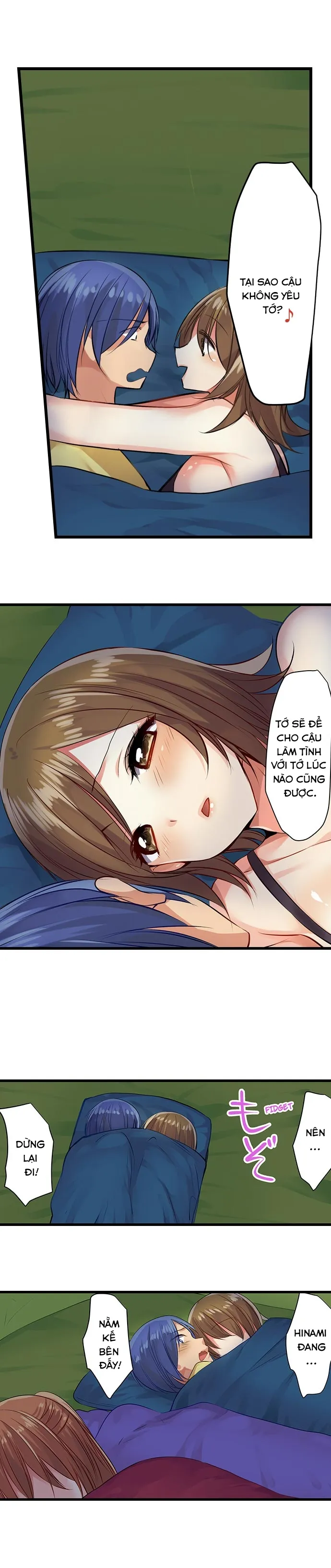HentaiVN.net - Ảnh 8 - Sex In The Sleeping Bag. Can I join you? [Nebukuro Ecchi ~ Senpai! Haitte ii desu ka?] - Chap 15