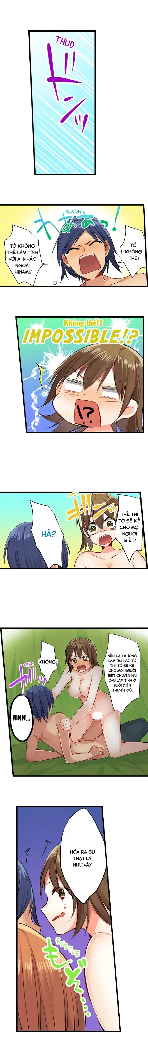 HentaiVN.net - Ảnh 7 - Sex In The Sleeping Bag. Can I join you? [Nebukuro Ecchi ~ Senpai! Haitte ii desu ka?] - Chap 16