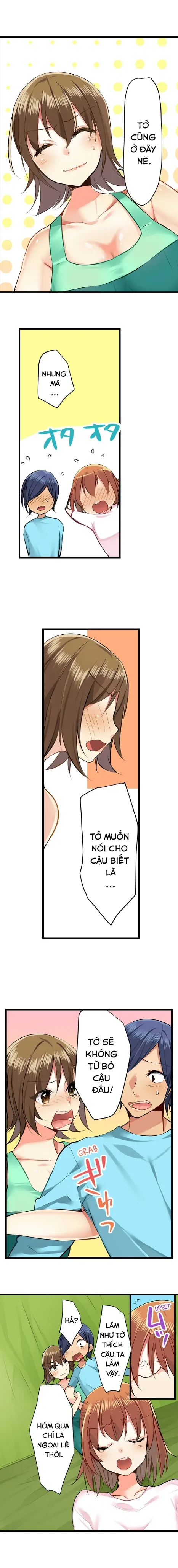 HentaiVN.net - Ảnh 10 - Sex In The Sleeping Bag. Can I join you? [Nebukuro Ecchi ~ Senpai! Haitte ii desu ka?] - Chap 18