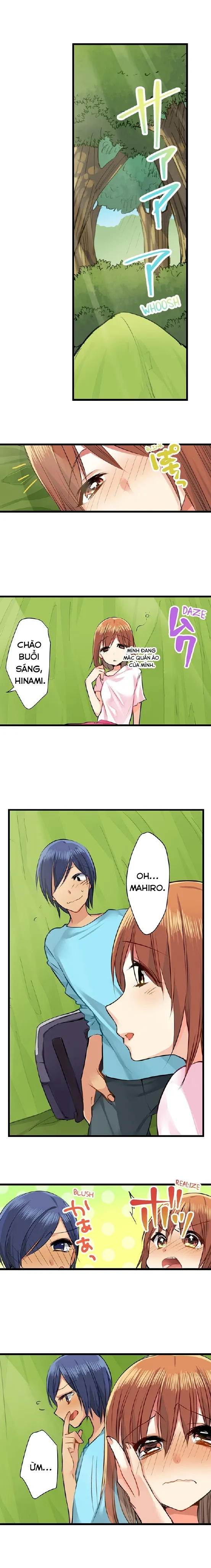 HentaiVN.net - Ảnh 9 - Sex In The Sleeping Bag. Can I join you? [Nebukuro Ecchi ~ Senpai! Haitte ii desu ka?] - Chap 18
