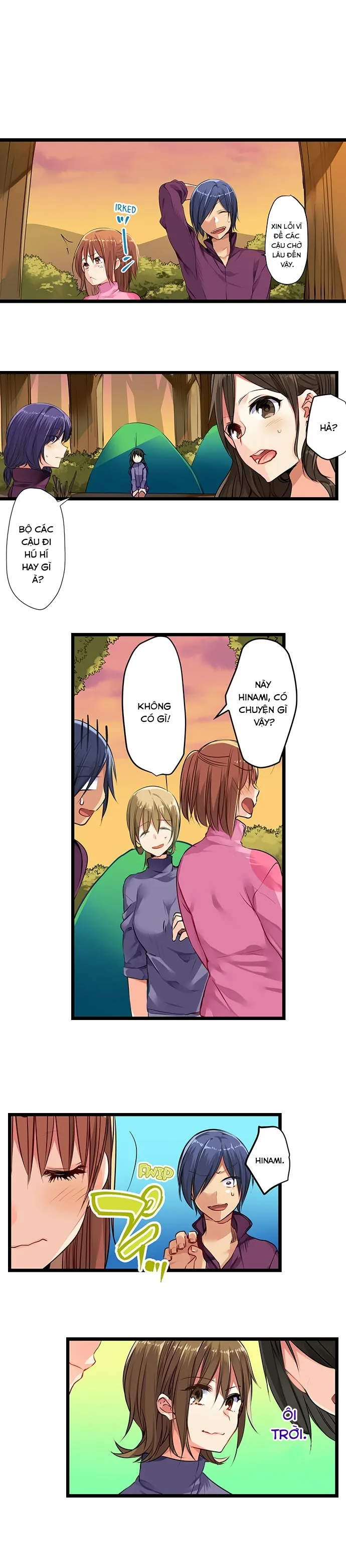 HentaiVN.net - Ảnh 8 - Sex In The Sleeping Bag. Can I join you? [Nebukuro Ecchi ~ Senpai! Haitte ii desu ka?] - Chap 25