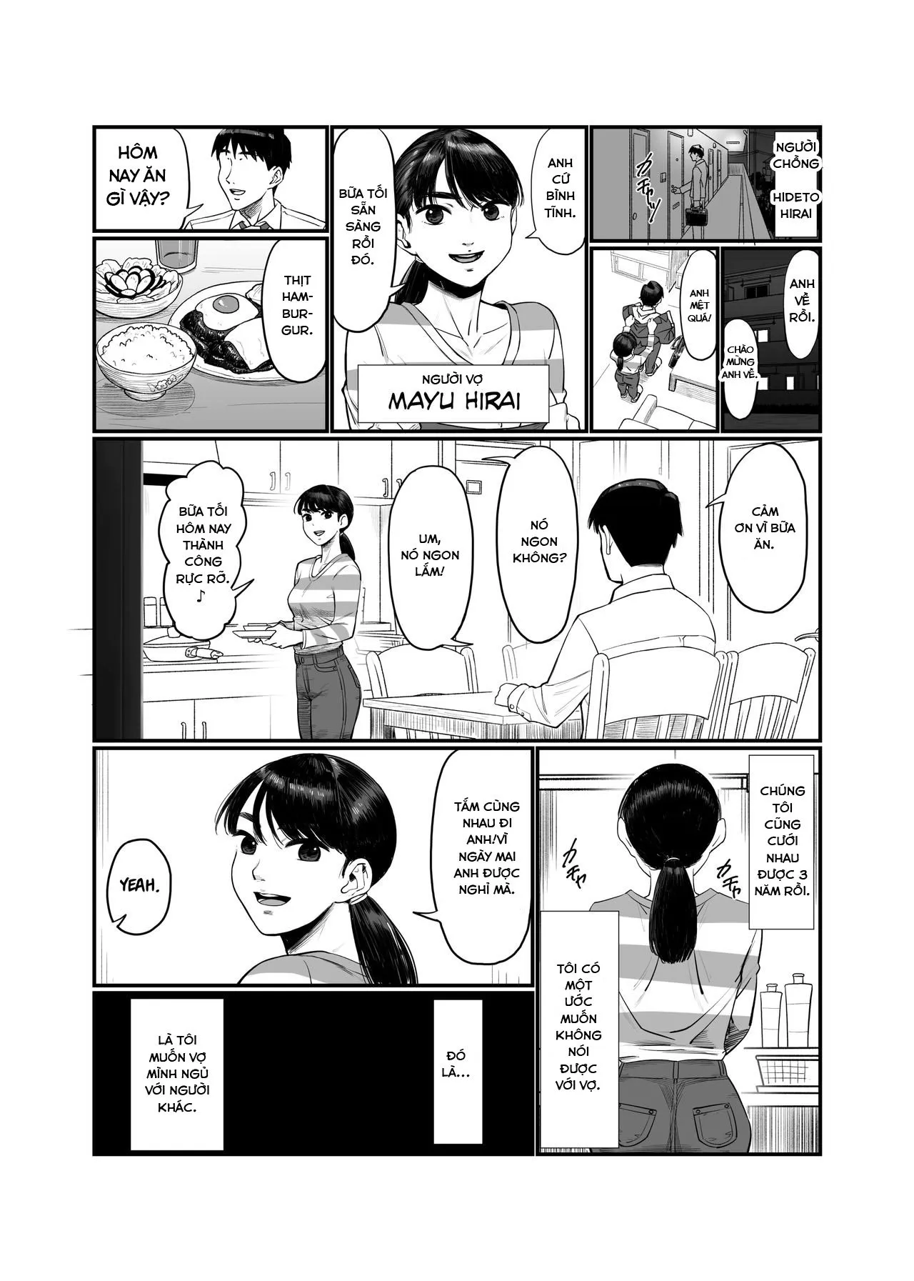 HentaiVN.net - Ảnh 3 - Tsuma O Dakaseru Otto-Tachi [Husbands Who Let Their Wives Sleep Around; The Wife-Lenders] - Oneshot - Có che