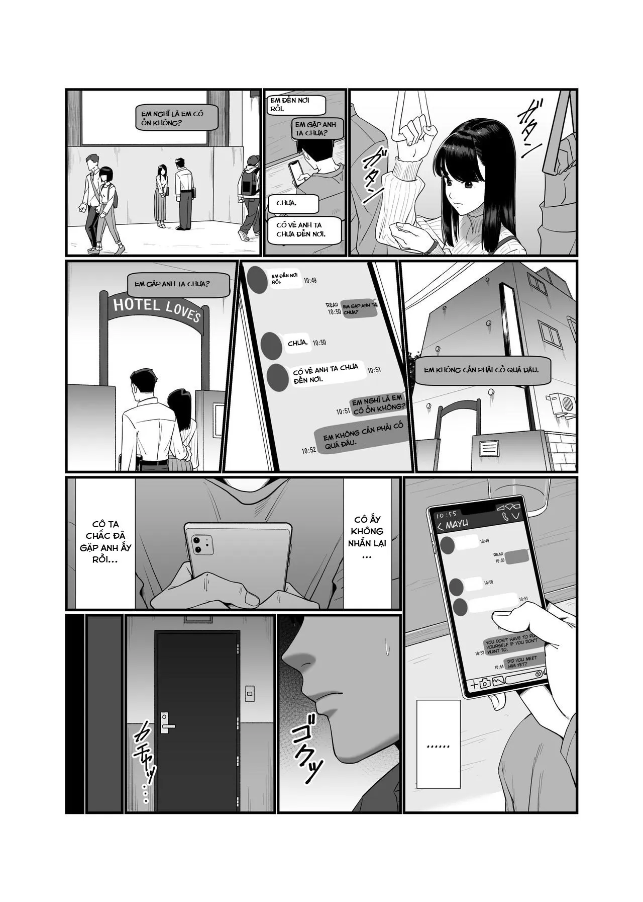 HentaiVN.net - Ảnh 9 - Tsuma O Dakaseru Otto-Tachi [Husbands Who Let Their Wives Sleep Around; The Wife-Lenders] - Oneshot - Có che