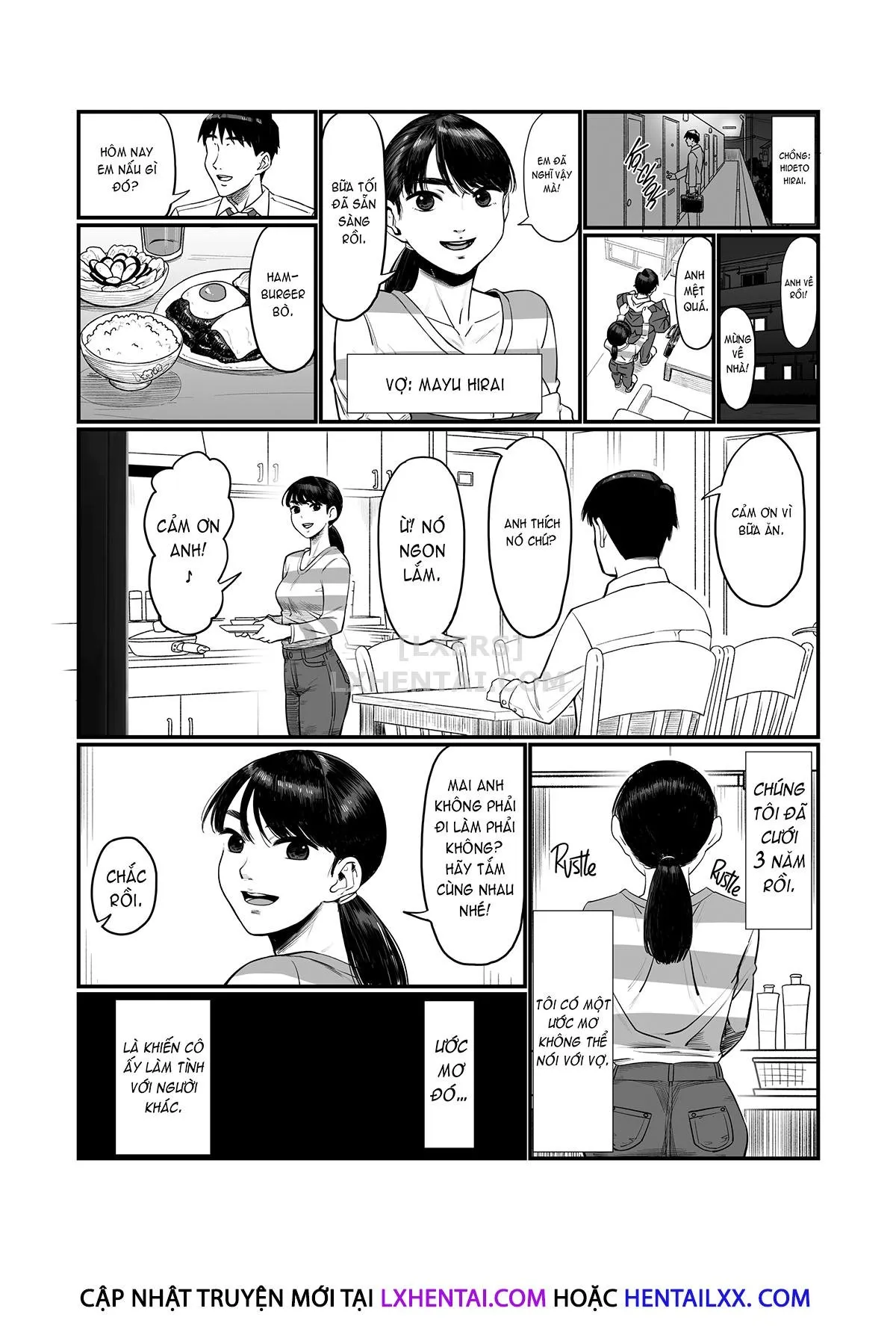 HentaiVN.net - Ảnh 3 - Tsuma O Dakaseru Otto-Tachi [Husbands Who Let Their Wives Sleep Around; The Wife-Lenders] - Chap 1