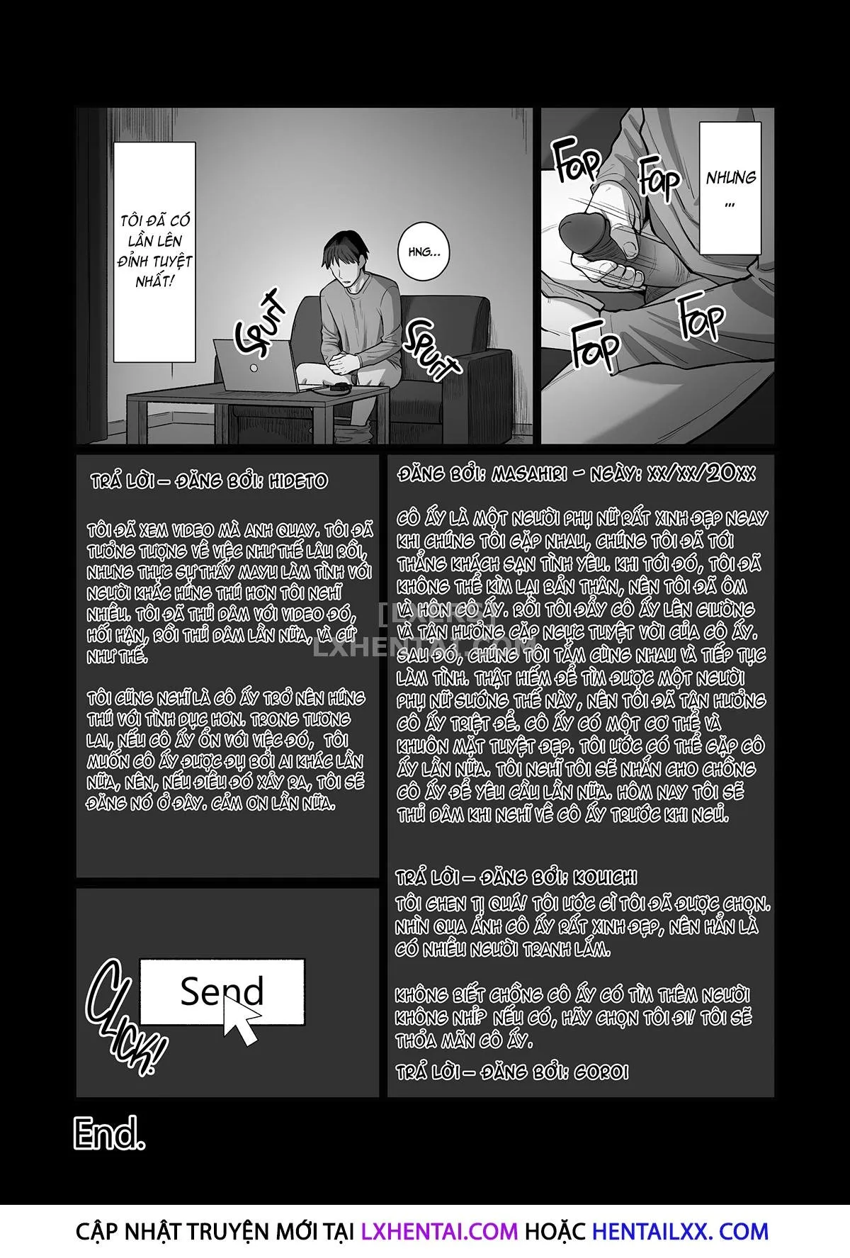 HentaiVN.net - Ảnh 38 - Tsuma O Dakaseru Otto-Tachi [Husbands Who Let Their Wives Sleep Around; The Wife-Lenders] - Chap 1