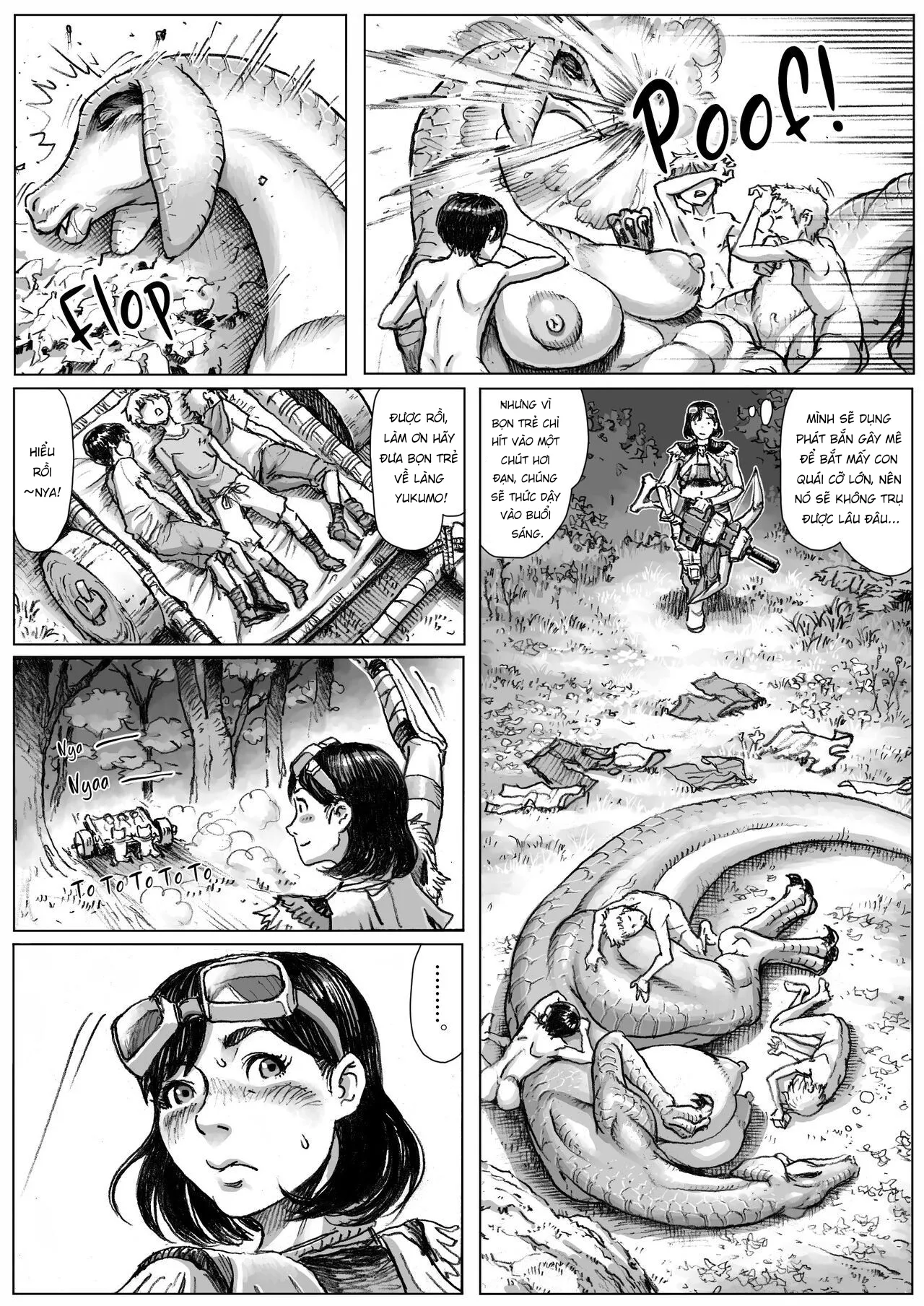 HentaiVN.net - Ảnh 18 - MonHun! ~Gluttonous Hunter's OO Report~ - Oneshot
