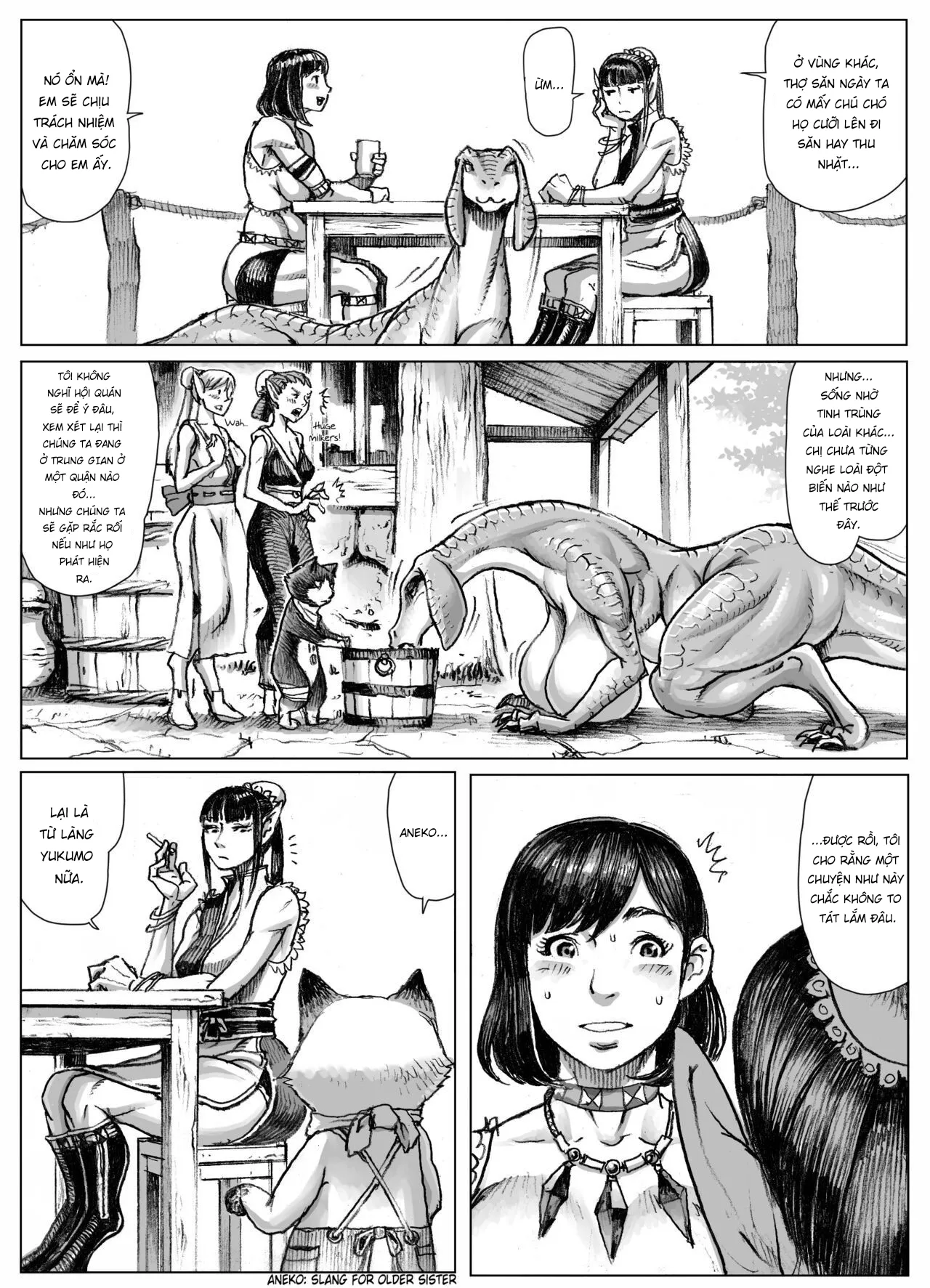 HentaiVN.net - Ảnh 29 - MonHun! ~Gluttonous Hunter's OO Report~ - Oneshot