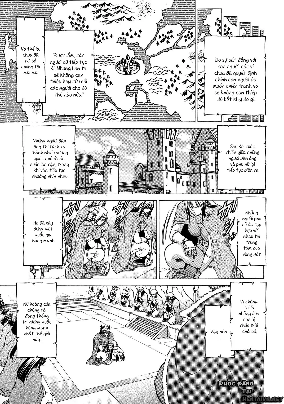 HentaiVN.net - Ảnh 7 - The Queen and Her Knight [The Queen and Her Knight] - Chapter 001