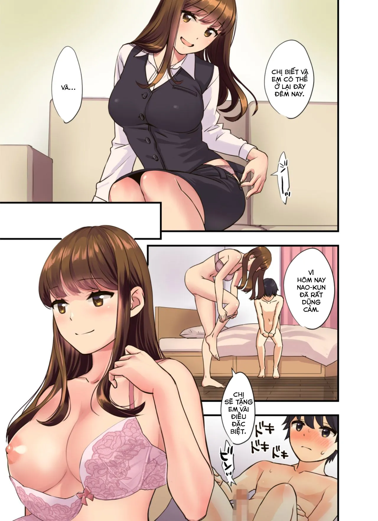 HentaiVN.net - Ảnh 6 - Chị gái nhà bên [Boku no Tonari no Onee-chan ; My Next Door Onee-chan ; ぼくのとなりのおねえちゃん] - Oneshot