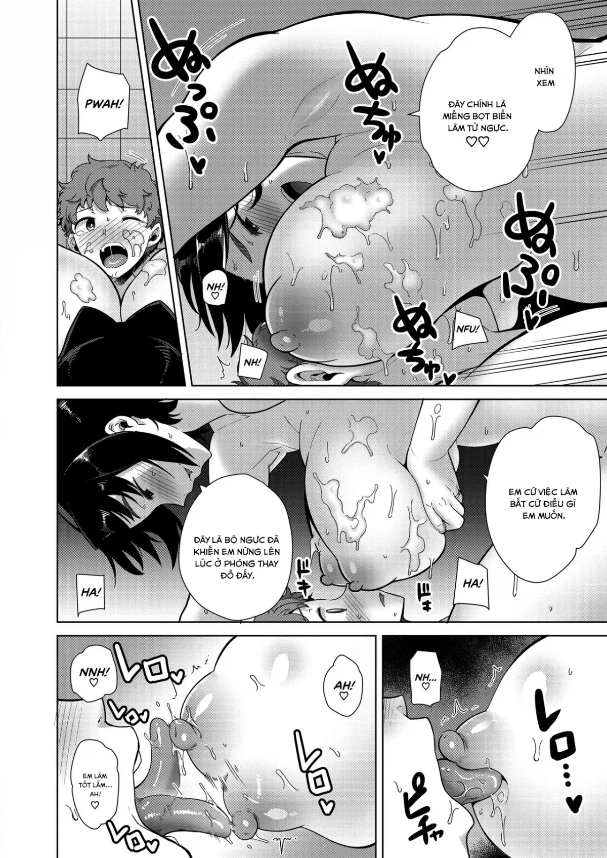 HentaiVN.net - Ảnh 17 - Cậu bé phục vụ nhà tắm và chị vợ dâm đãng [Bandai-kun to Onee-san; Bath Attendant-kun and Onee-san] - Oneshot