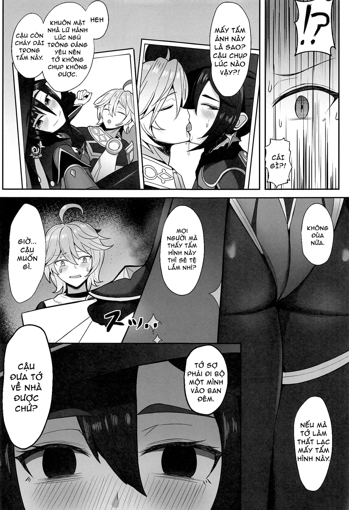 HentaiVN.net - Ảnh 10 - Mona và đêm nay [Mona to Konya wa Karasawagi] - Oneshot