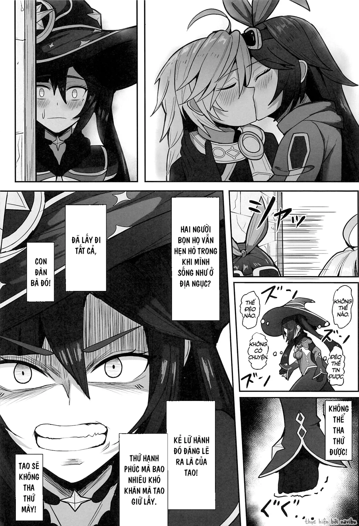HentaiVN.net - Ảnh 32 - Mona và đêm nay [Mona to Konya wa Karasawagi] - Oneshot