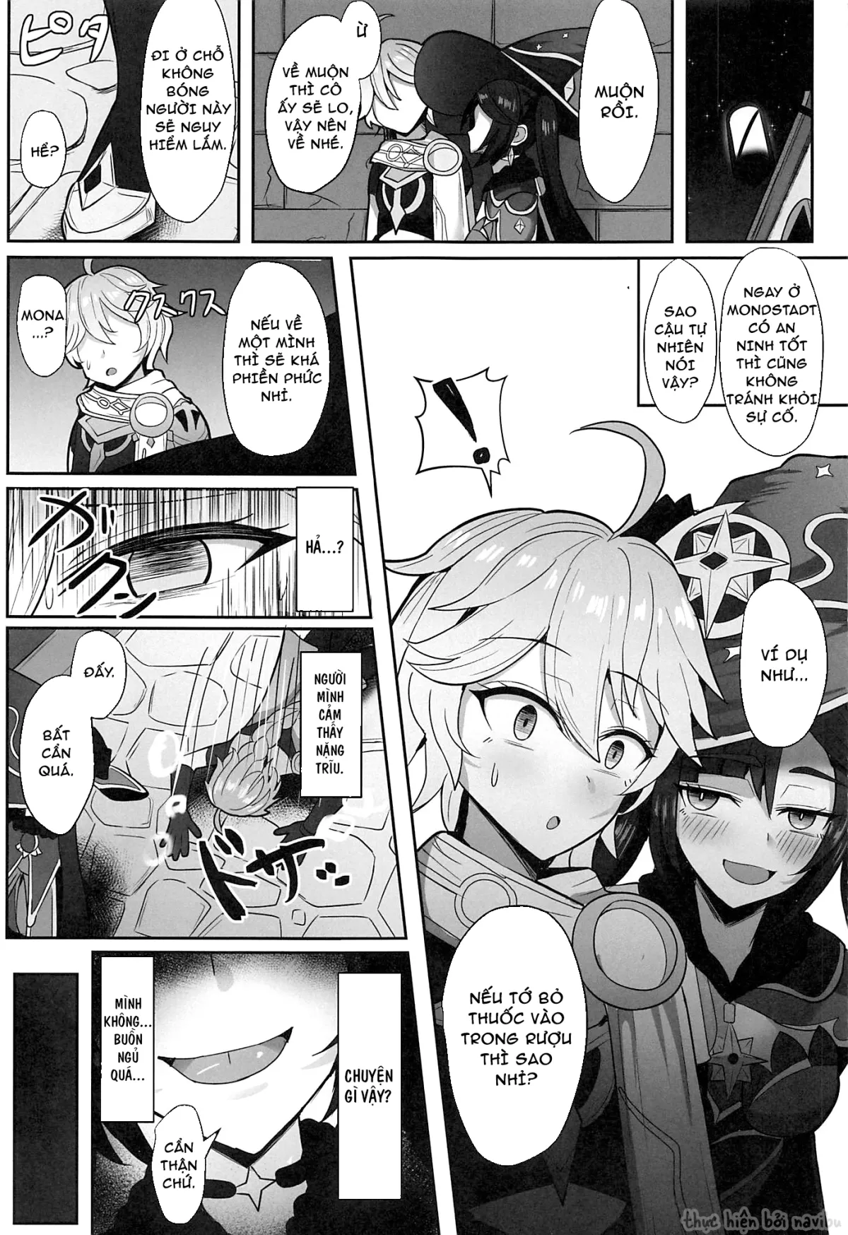 HentaiVN.net - Ảnh 6 - Mona và đêm nay [Mona to Konya wa Karasawagi] - Oneshot