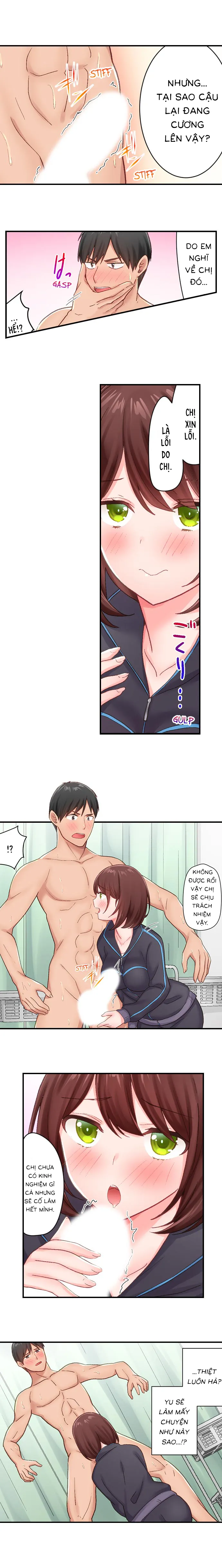 HentaiVN.net - Ảnh 8 - Hành Trình Thành Thánh Chịch Tokyo [Country guy wants to be come a sex ma ster in tokyo; 田舎球児が東京でセックス無双するためには; Inaka Kyuuji ga Tokyo de Sex Musousuru Tameniwa] - Chapter 4: Chị sẽ chịu trách nhiệm vậy
