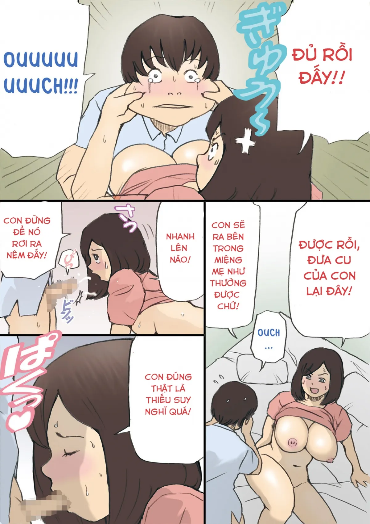 HentaiVN.net - Ảnh 6 - Mama o Haramasu Daisakusen!! - Chap 1