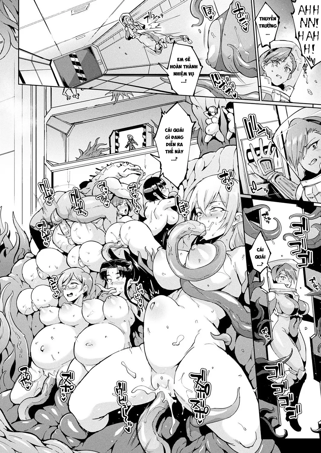 HentaiVN.net - Ảnh 7 - Phi Đội Sinh Nở! [Seedbed Squad; シードベッド・スクワッド] - Oneshot - Siêu Phẩm