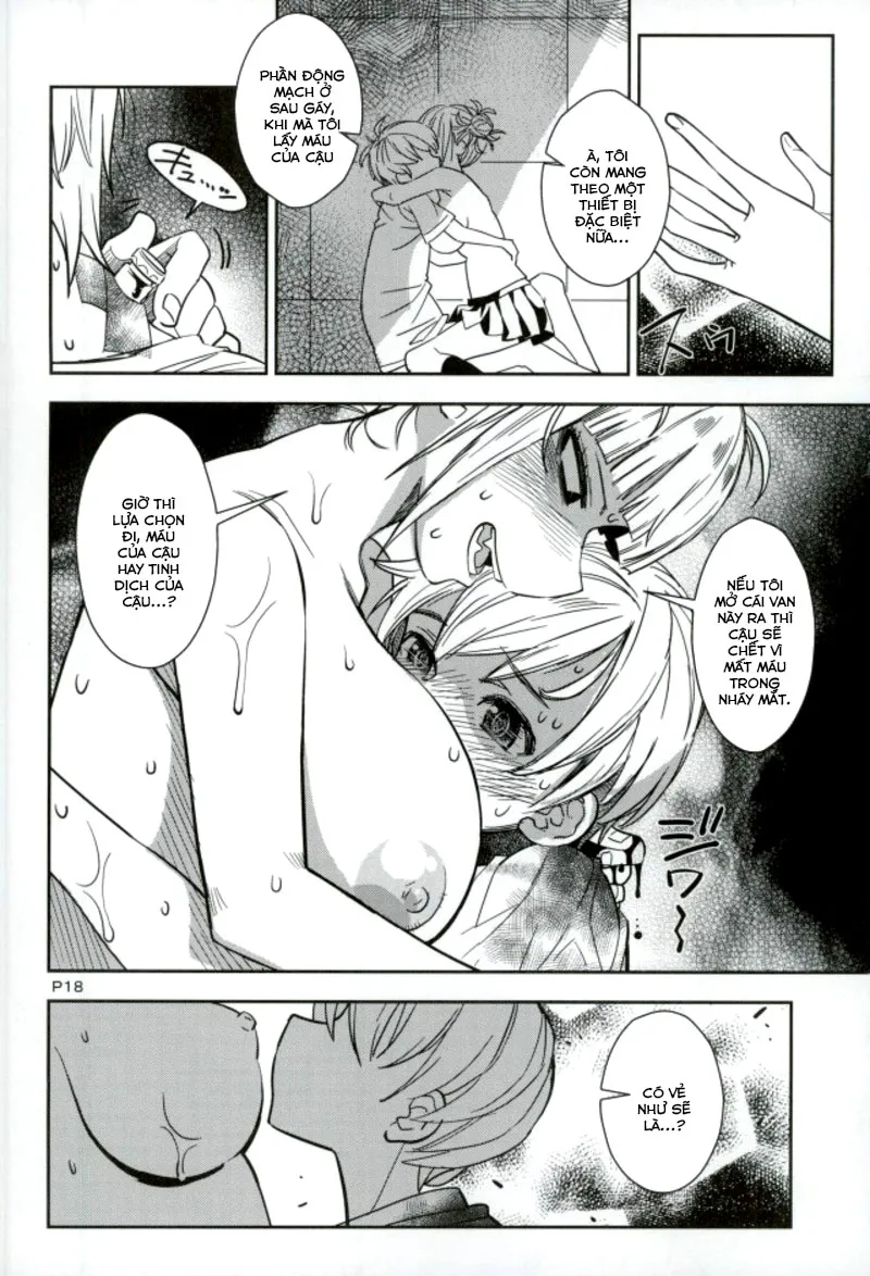 HentaiVN.net - Ảnh 19 - Mất máu hay mất tinh trùng !? [WARU I KO ; 悪イ娘] - Oneshot