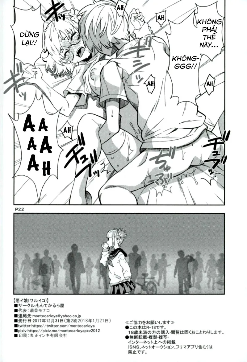 HentaiVN.net - Ảnh 23 - Mất máu hay mất tinh trùng !? [WARU I KO ; 悪イ娘] - Oneshot
