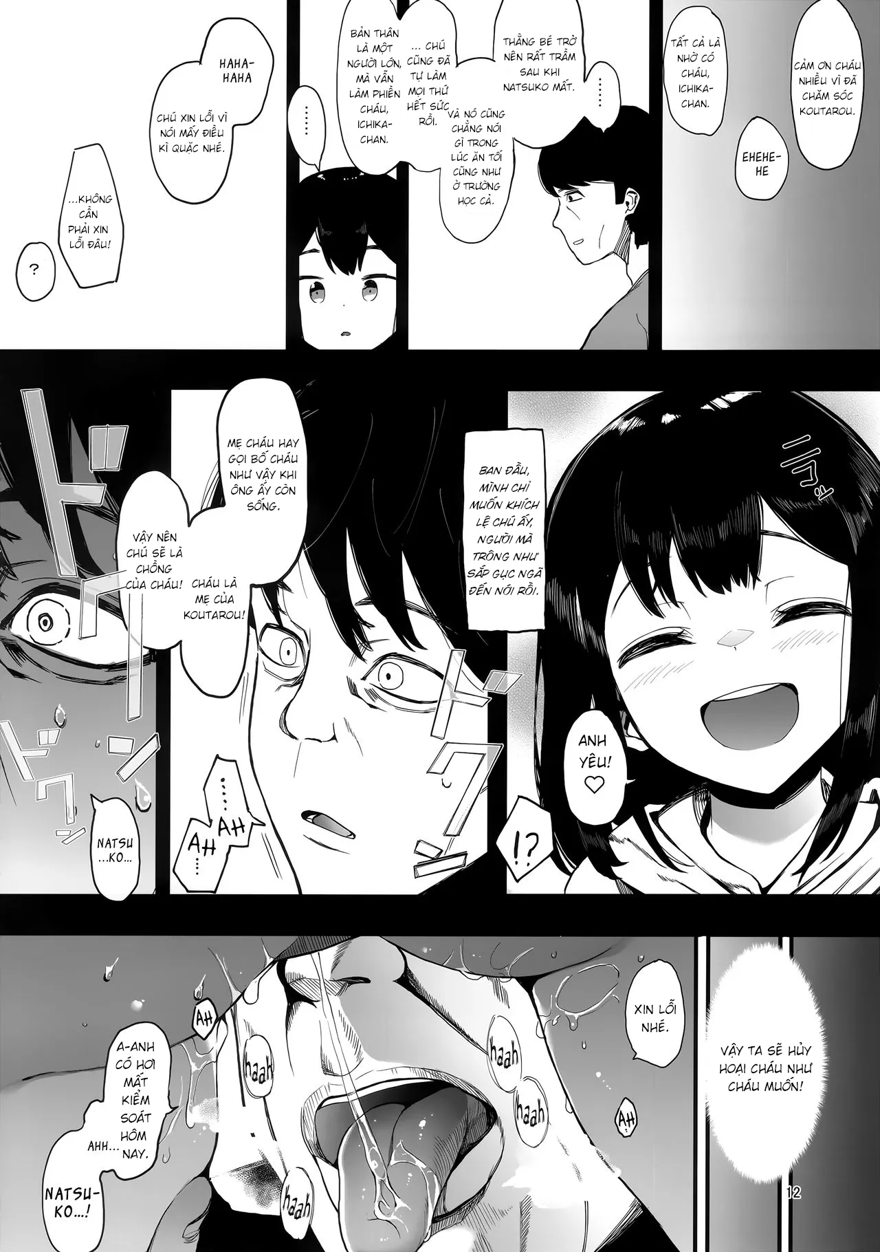 HentaiVN.net - Ảnh 14 - Gia đình điên loạn [Kazoku Gurumi] - Oneshot