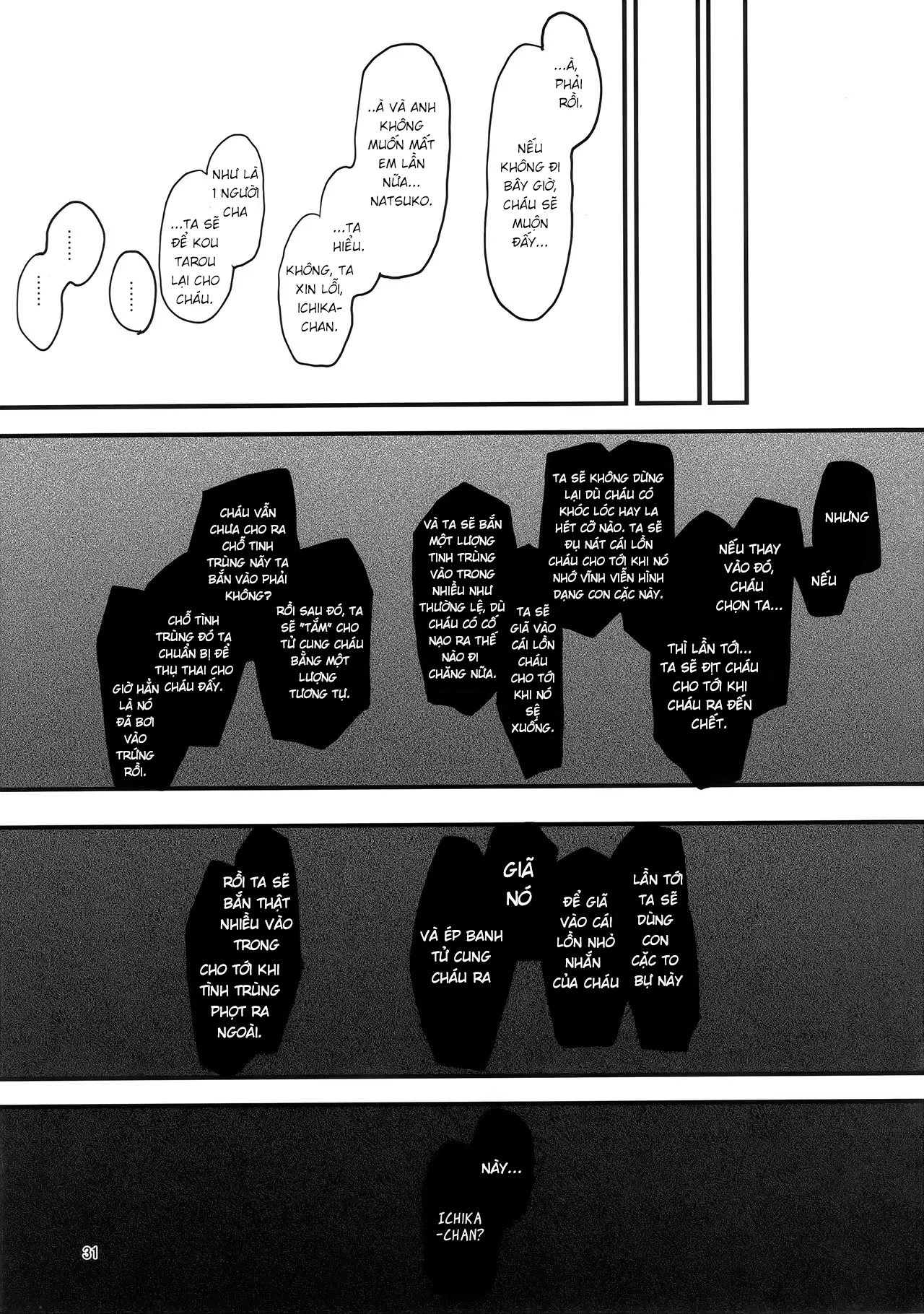HentaiVN.net - Ảnh 33 - Gia đình điên loạn [Kazoku Gurumi] - Oneshot