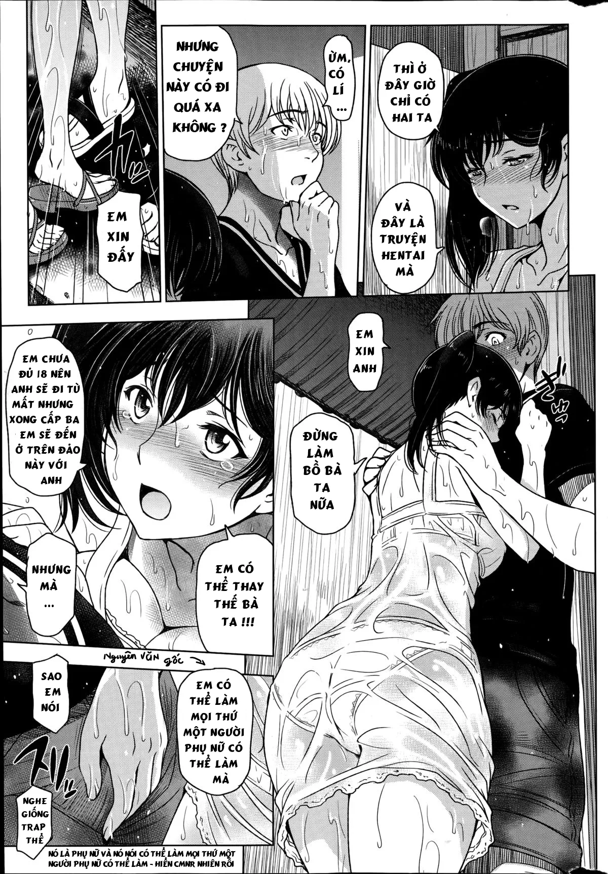 HentaiVN.net - Ảnh 15 - Natsu Jiru [夏汁] - Không phải siêu phẩm - chap 5