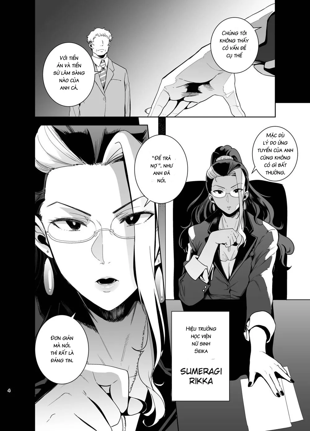 HentaiVN.net - Ảnh 4 - Seika Jogakuin Koutoubu Kounin Sao Oji-san 2 - Oneshot