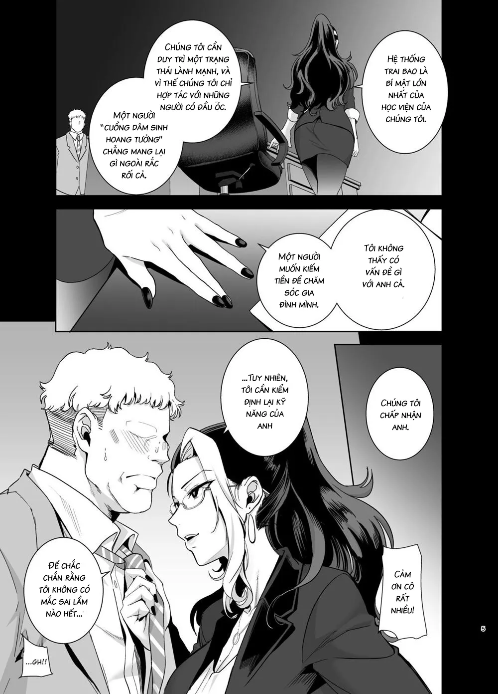 HentaiVN.net - Ảnh 5 - Seika Jogakuin Koutoubu Kounin Sao Oji-san 2 - Oneshot